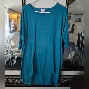 LuLaRoe Teal Short Sleeve Top